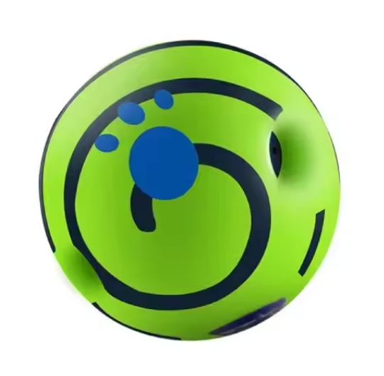 TailWaggers™ Pet Dog Toy Ball Wobble Wag Giggle Sound-Emitting Glow Ball Interactive Dog Toy