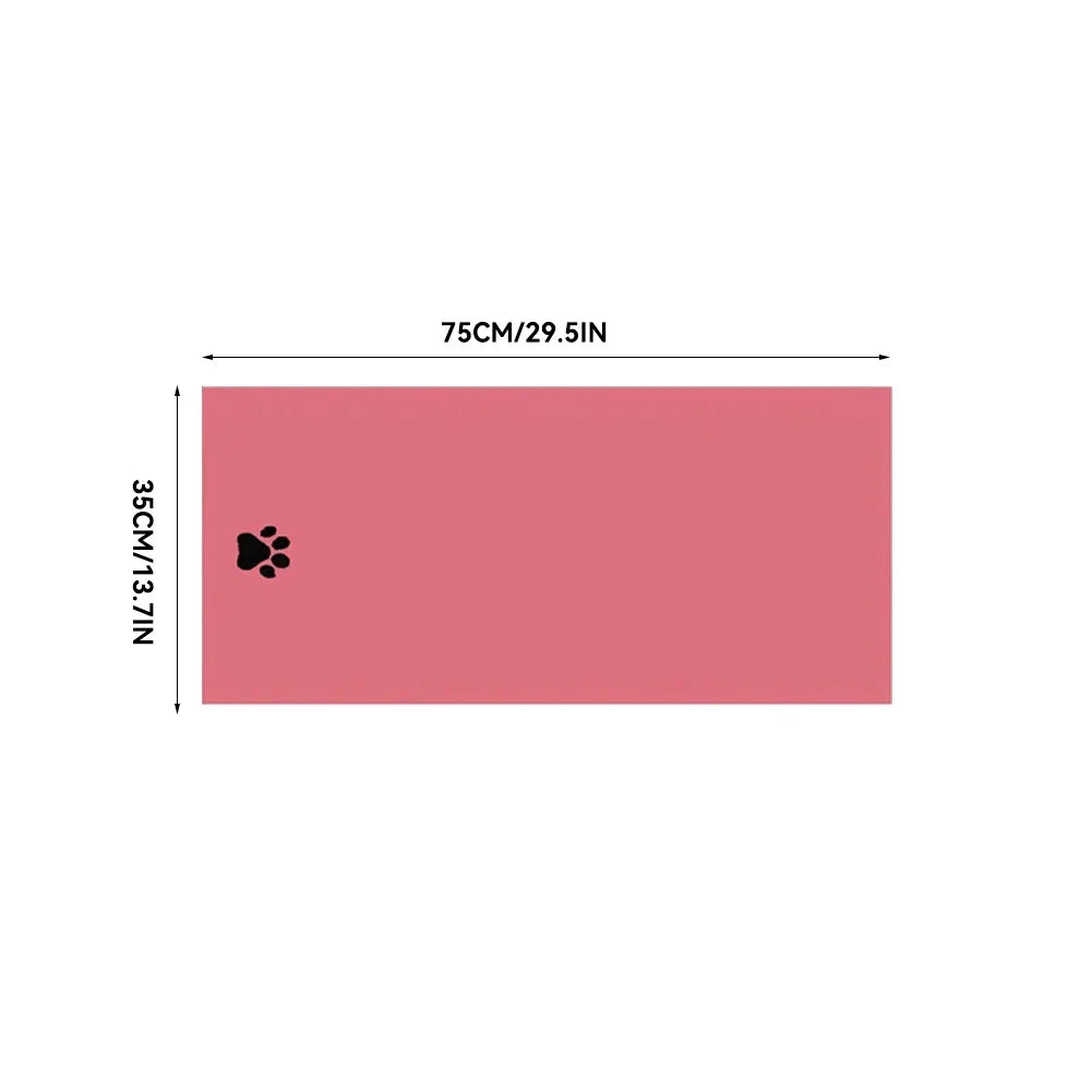 TailWaggers™ Microfiber Pet Bath Towel Embroidered Super Soft Absorbent