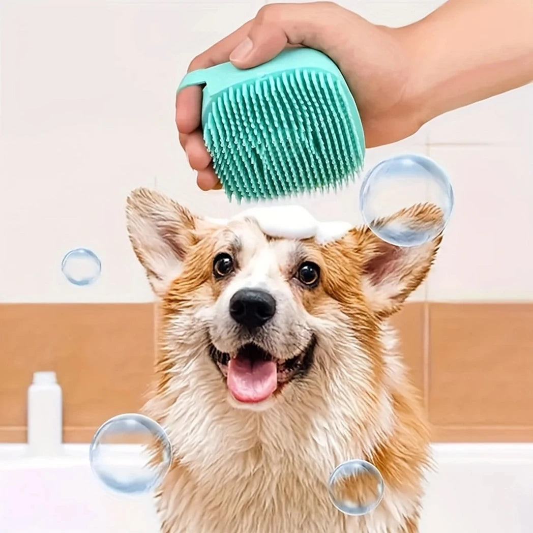 TailWaggers™ 7 Pack Pet Grooming Set, Hair Removal Comb For Dog, Flea Comb, Dog Shampoo Brush, Pet Nail Clippers, Dog Toothbrush Set