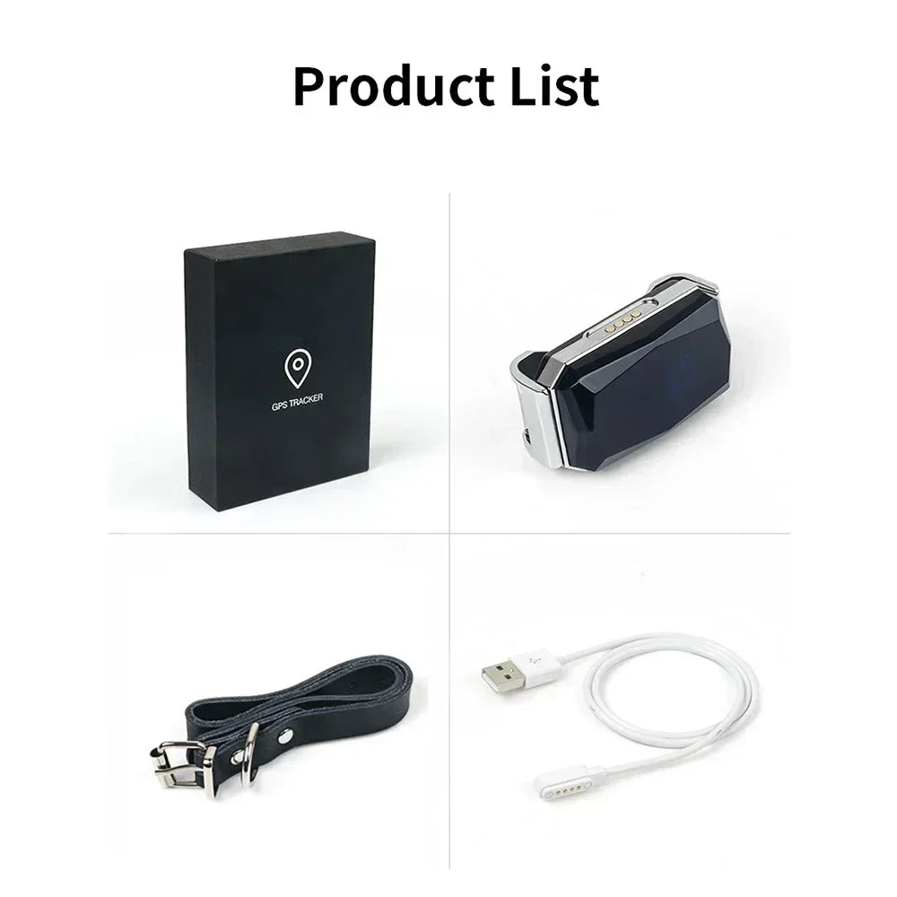 TailWaggers™ Dog GPS Tracker G12 Waterproof IP67 Geo-fence 200mA Battery Standby Mini GPS Locator, For Dog and Cat, FREE APP