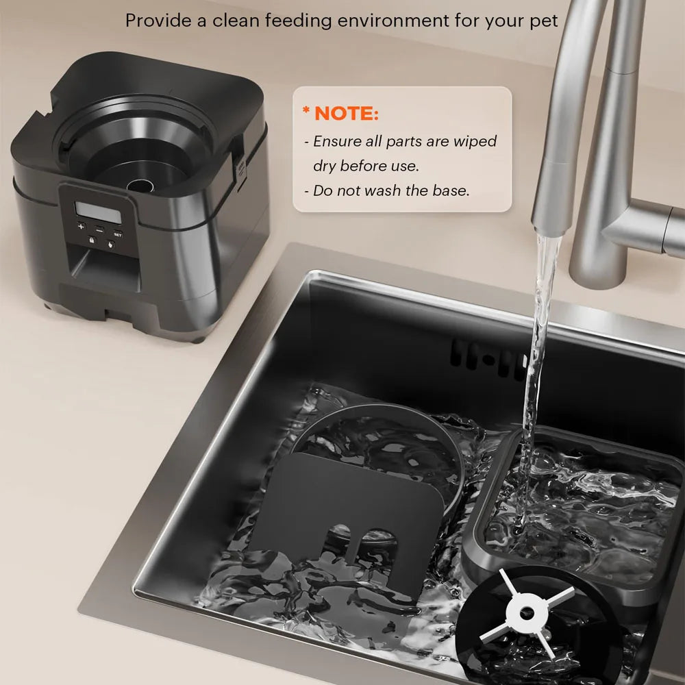 TailWaggers™ Automatic Pet Feeders Dispenser Wi-Fi App Remote Control Auto Dog Feeder, For Cat , Pet Accessories
