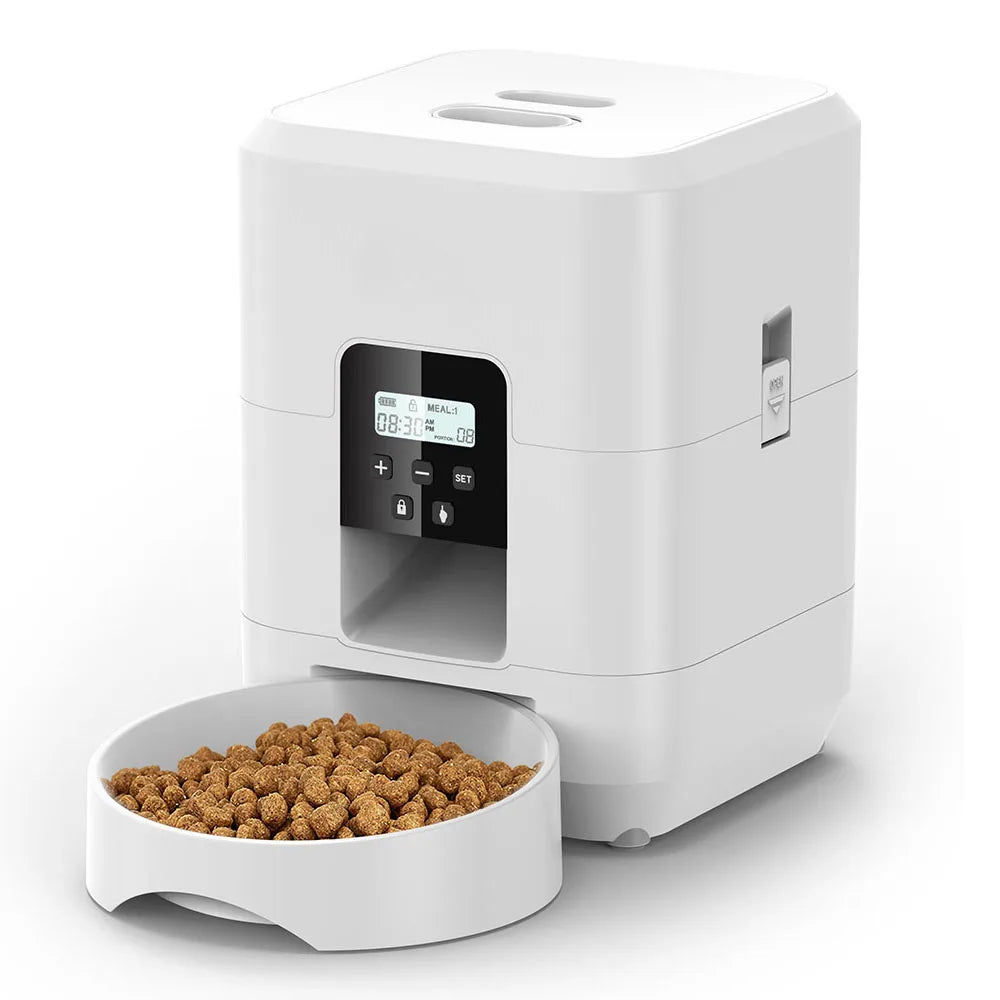 TailWaggers™ Automatic Pet Feeders Dispenser Wi-Fi App Remote Control Auto Dog Feeder, For Cat , Pet Accessories
