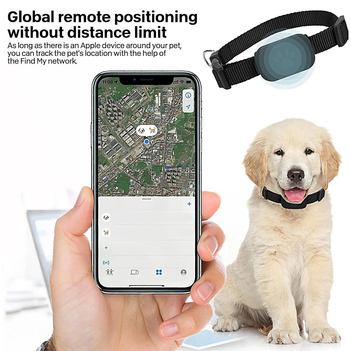 TailWaggers™ Multifunctional Pet Smart GPS Trackers Mini