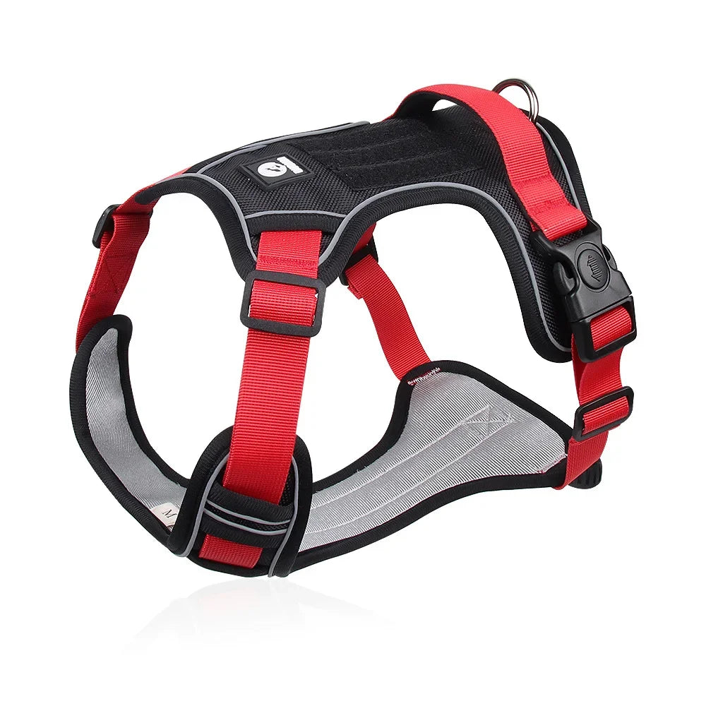 TailWaggers™ For Dog Harness Reflective Midium, Large Dogs Tactical Vest Pet Accessoires Supplies