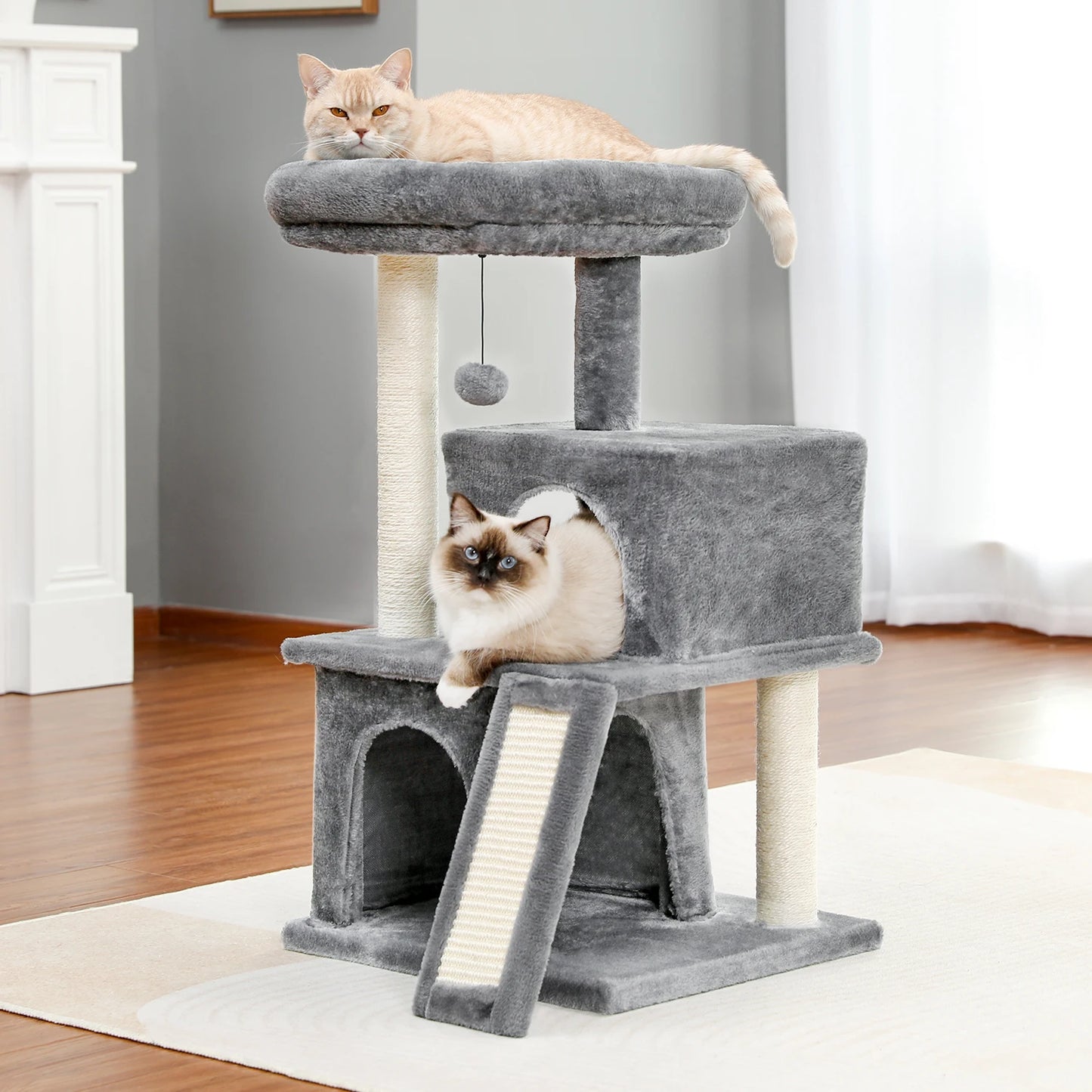 TailWaggers™ Large Cat Tree for Indoor Cats Multi-Level