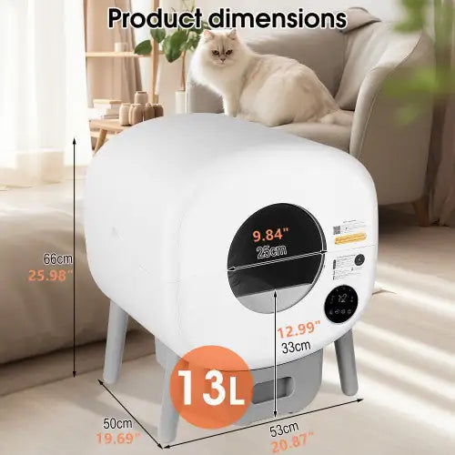 Fully Automatic Smart Cat Litter Box, Large Capacity Self-cleaning Cat Litter Box TailWaggers™