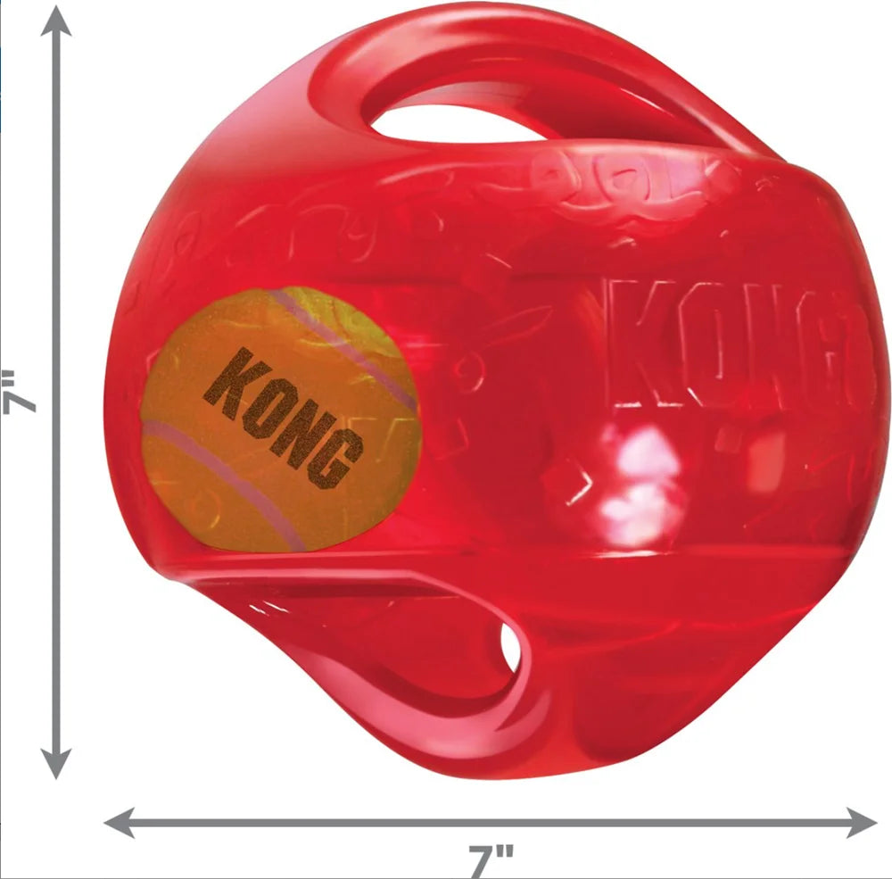 KONG Jumbler Ball Dog Toy, Color Varies