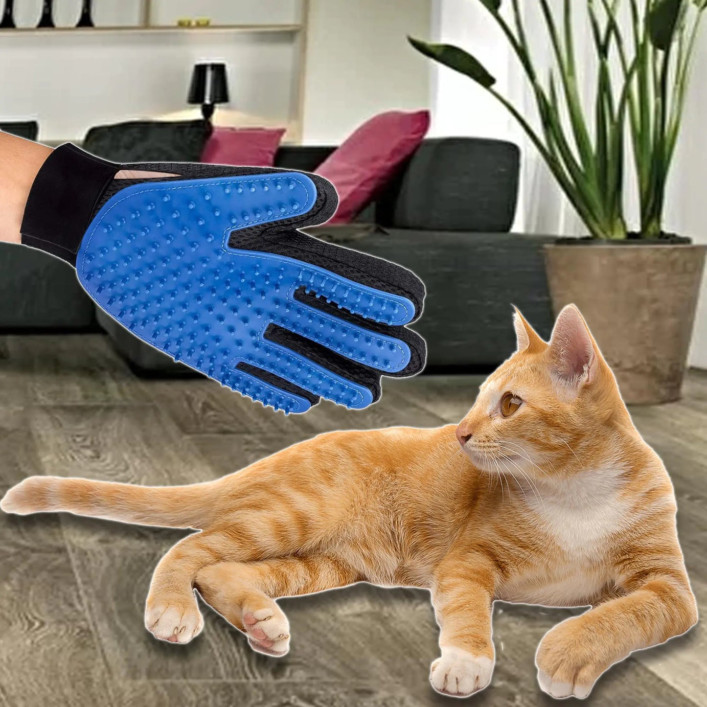 Pet Grooming Gloves Dog Brush  TailWaggers™
