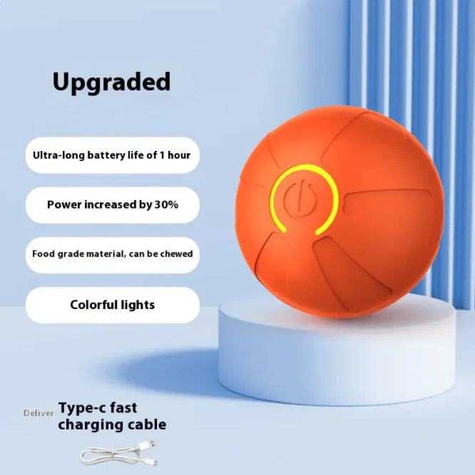 Electric Jumping Ball for Dogs – Automatic Interactive LED Dog Toy