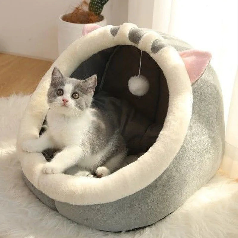 TailWaggers™ Cat Litter Villa Semi-enclosed Removable And Washable Cat House