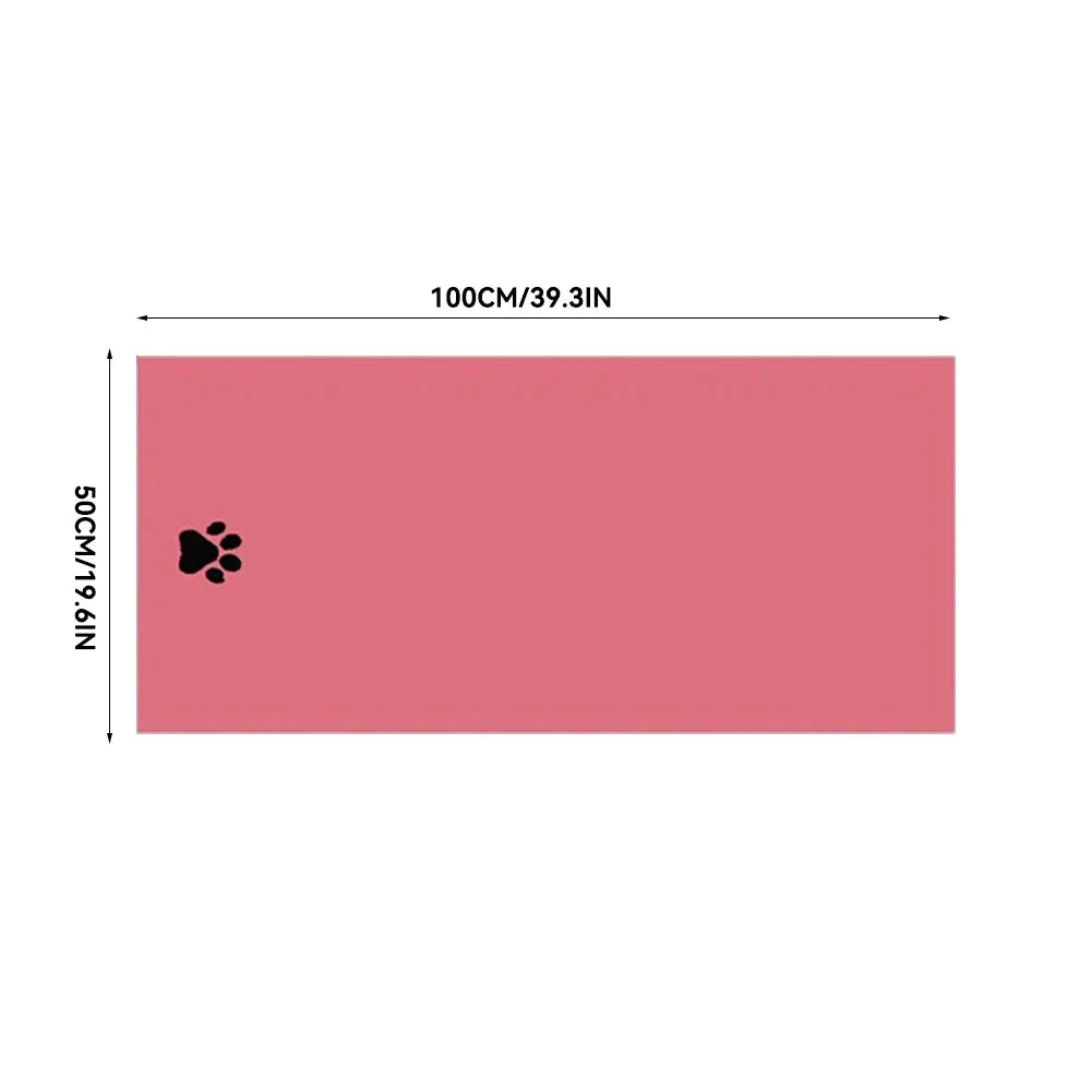 TailWaggers™ Microfiber Pet Bath Towel Embroidered Super Soft Absorbent