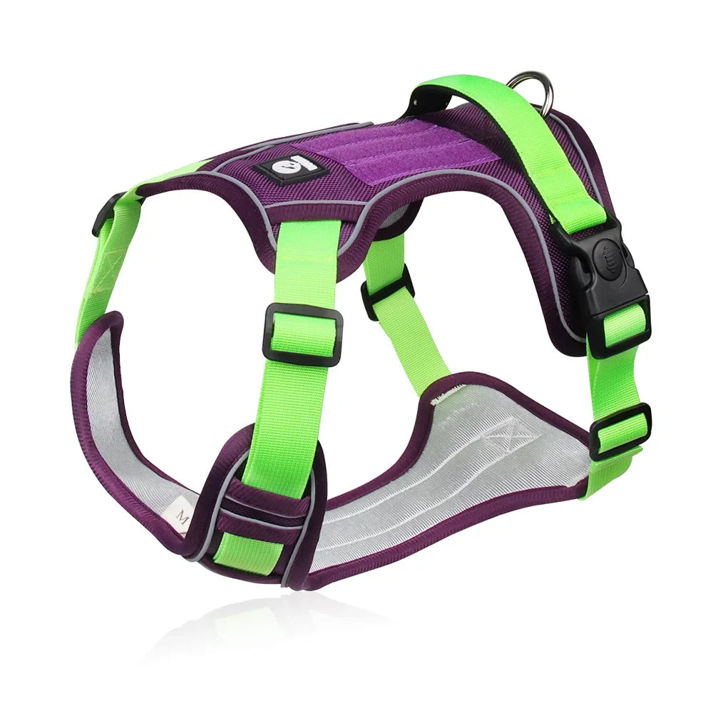 TailWaggers™ For Dog Harness Reflective Midium, Large Dogs Tactical Vest Pet Accessoires Supplies