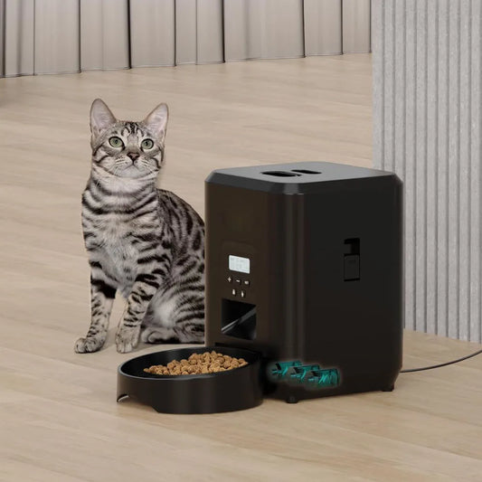 TailWaggers™ Automatic Pet Feeders   Dispenser Wi-Fi App Remote Control Auto Dog Feeder, For Cat , Pet Accessories