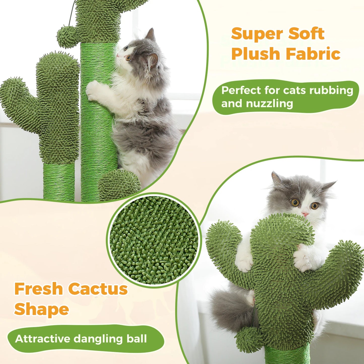 TailWaggers™  Cat Scratching Post for Indoor Cats  Cat Toys