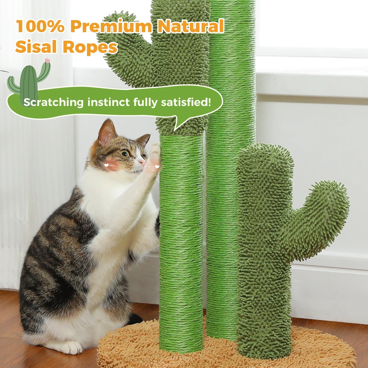 TailWaggers™  Cat Scratching Post for Indoor Cats  Cat Toys