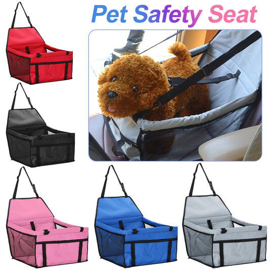 TailWaggers™  Waterproof Pet Seat Bag Basket Safe Carry