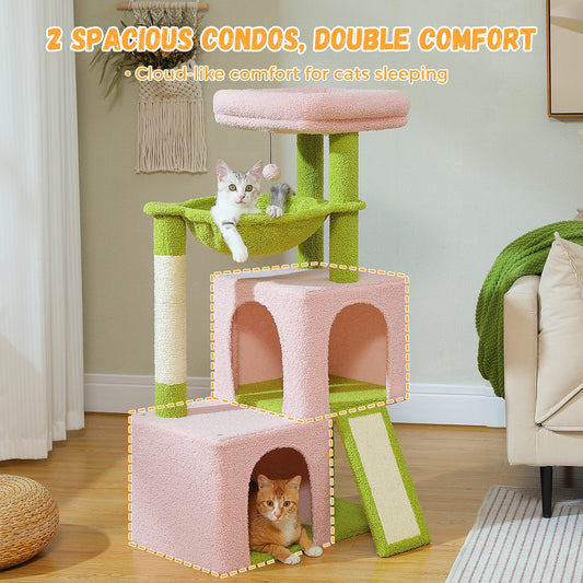 TailWaggers™ Large Cat Tree for Indoor Cats Multi-Level