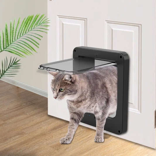 TailWaggers™ Electronic Induction Dog Cat Door Automatic, Smart Pet Safe Door