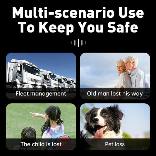 TailWaggers™ GPS Tracker Mini Global Positioning System For Car Bike Pet Children