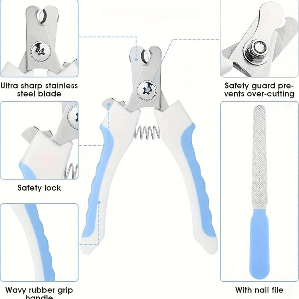 TailWaggers™ 7 Pack Pet Grooming Set Comb For Dog.