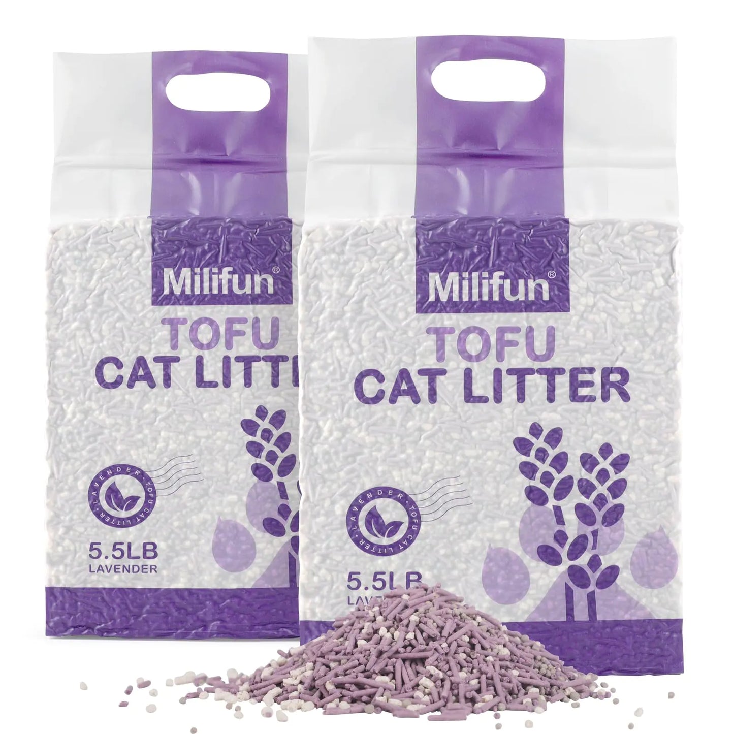 TailWaggers™ Tofu Cat Litter Dust-Free Kitty Litter Fast Drying Ultra Absorbent