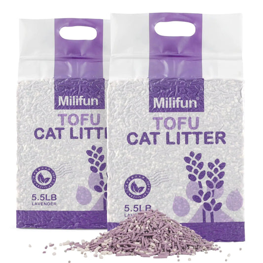 TailWaggers™ Tofu Cat Litter Dust-Free Kitty Litter Fast Drying Ultra Absorbent