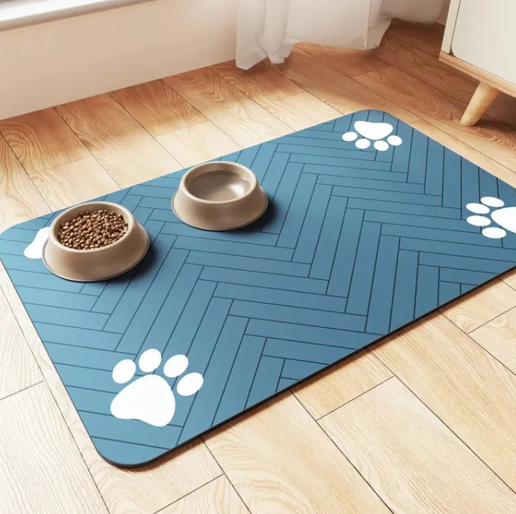 TailWaggers™ Quick-Dry Pet Feeding Mat